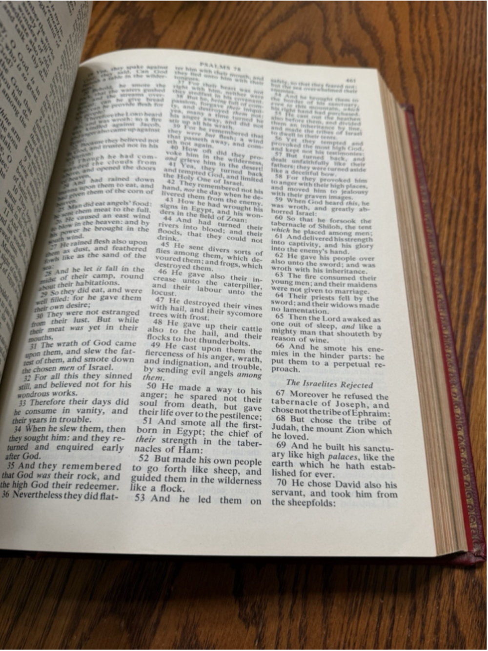 Vintage Holy Bible Large Print Hard Cover - Picture 13 of 13